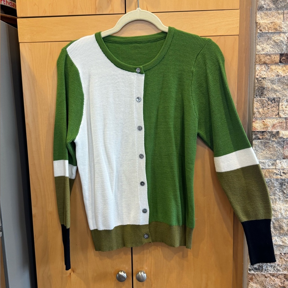 Green Cardigan-NEW!